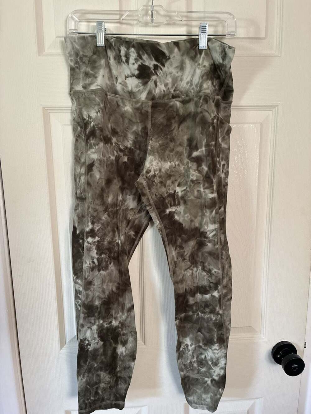 Lululemon Align High-Rise Pant 25" with Pockets Diamond Dye Light Sage Medium Ol